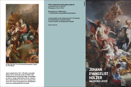 Ausstellung Johann Evangelist Holzer 
 Folder Aussenseite zur Ankündigung der Ausstellung
 
 
