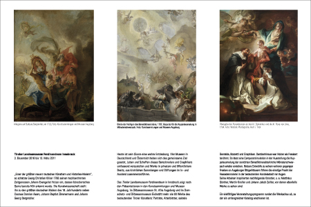 Ausstellung Johann Evangelist Holzer 
 Folder Innenseite zur Ankündigung der Ausstellung
 
 
